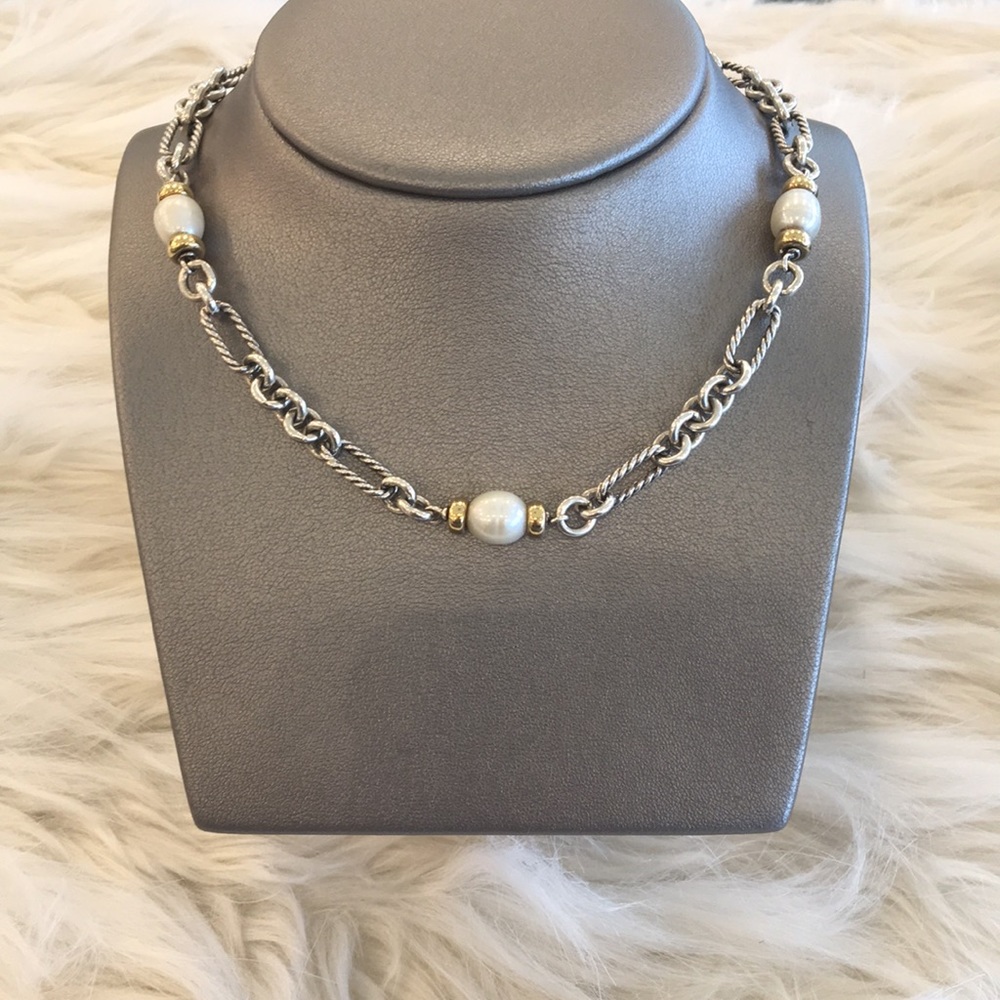 David Yurman pearl necklace - Picture 3 of 3